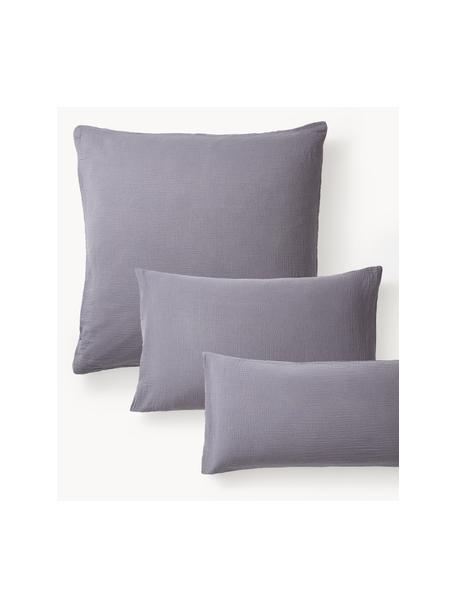 Mousseline kussenhoes Odile, Weeftechniek: mousseline Draaddichtheid, Lavendel, B 65 x L 65 cm