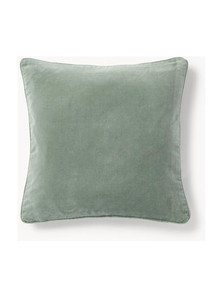 Housse de coussin en velours Dana, 100 % coton

Le matériau est certifié STANDARD 100 OEKO-TEX®, 21.HCN.84376, Hohenstein, Vert sauge, larg. 60 x long. 60 cm