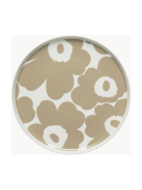 Frühstücksteller Unikko, Steinzeug, Weiß, Beige, Ø 20 cm