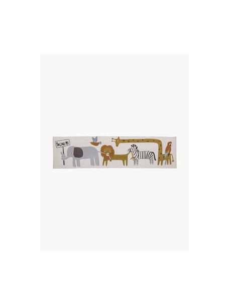 Handgeweven katoenen loper Neah, Katoen, Meerkleurig, B 50 x L 200 cm