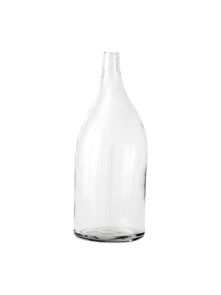 Mondgeblazen waterkaraf Strandgade van glas, Mondgeblazen glas, Vanille, Ø 12 x H 26 cm