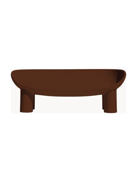 Kunststoff-Sofa Roly Poly (2-Sitzer), Kunststoff, Dunkelbraun, B 175 x T 62 cm