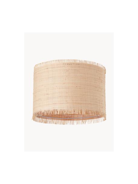 Lampada da soffitto in fibra naturale Raffy, Fibra naturale, Beige chiaro, Ø 37 x Alt. 28 cm