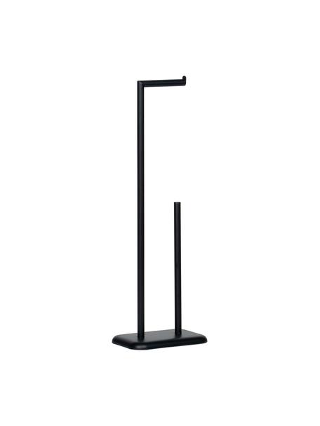 Držák na toaletní papír Dalston, Potažený kov, Černá, Š 20 cm, V 60 cm