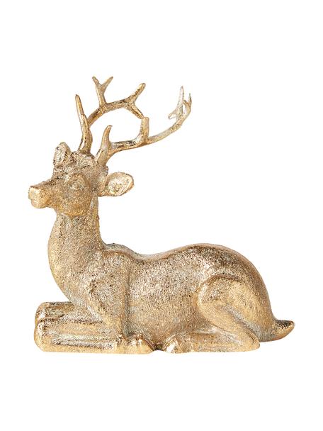 Figura decorativa Harry, Poliresina, Dorado con efecto envejecido, An 10 x Al 9 cm