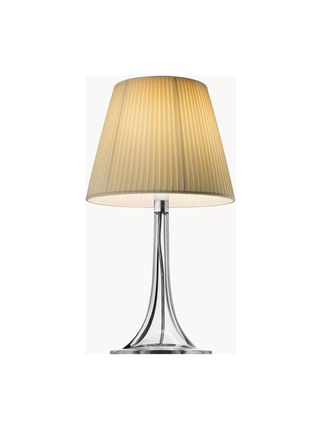 Dimbare tafellamp Miss K, Kunststof, Okergeel, transparant, B 24 x H 43 cm
