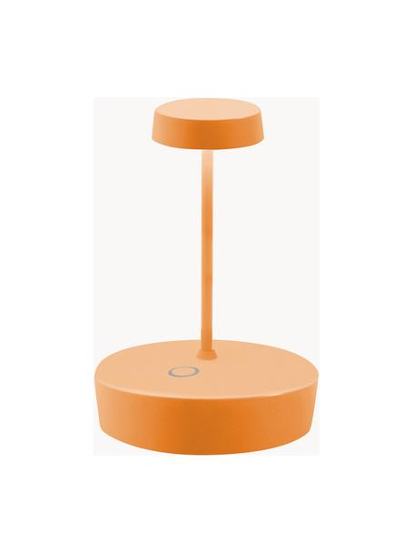 Přenosná stmívatelná stolní LED lampa Swap Mini, Oranžová, Ø 10 cm, V 15 cm