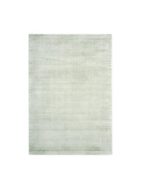 Ręcznie tkany dywan z wiskozy Jane, Szarozielony, S 80 x D 150 cm (Rozmiar XS)