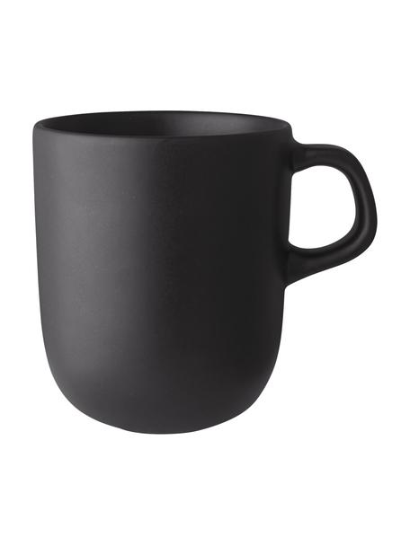 Kaffeetbecher Schwarz Porzellan 