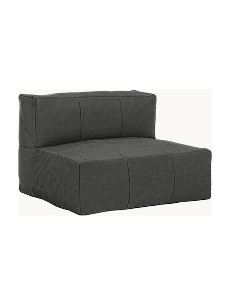 Tuin loungefauteuil Sparrow in donkergrijs, Frame: aluminium, Bekleding: Olefin (100% polypropylee, Antraciet, B 90 x D 87 cm
