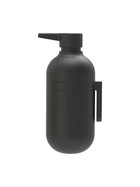 Dispenser sapone nero Pumpit, Materiale sintetico, Nero, Ø 8 x Alt. 20 cm