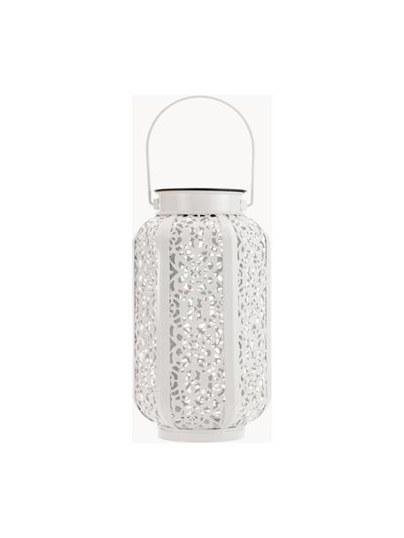 Outdoor solar lamp Sunshine Kiss, Lamp: metaal, Wit, Ø 12 x H 22 cm