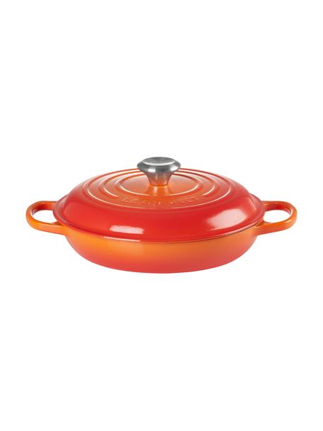 Faitout en fonte Signature Collection, Fer, émaillé, Orange, rouge, Ø 30 x haut. 12 cm