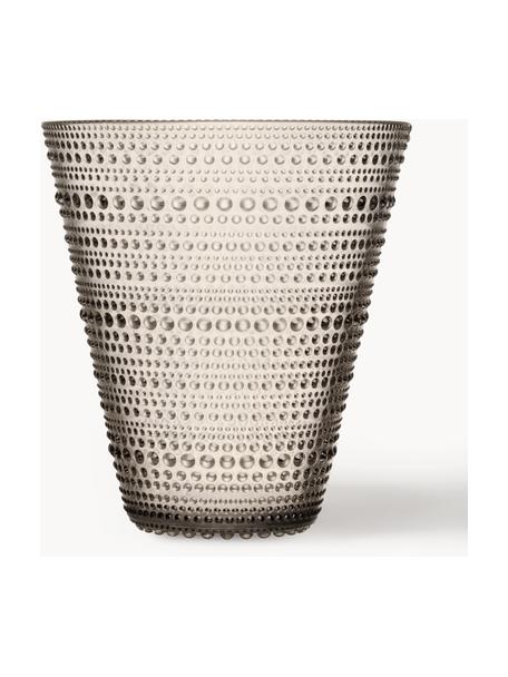 Vaso in vetro Kastehelmi, alt. 15 cm, Vetro, Beige trasparente, Ø 14 x Alt. 15 cm