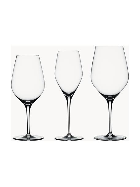 Weingläser Authentis, 12er-Set, Kristallglas, Transparent, Set mit verschiedenen Größen