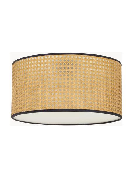 Stropná lampa z viedenského výpletu Vienna, Béžová, ∅ 40 x V 20 cm
