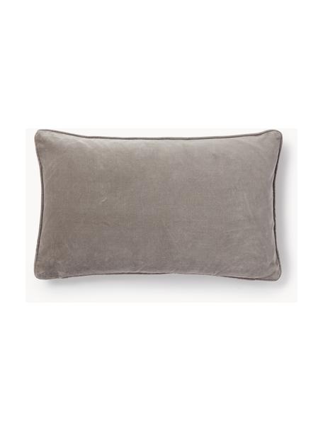 Housse de coussin 40x40 en velours Dana, 100 % velours de coton

Le matériau est certifié STANDARD 100 OEKO-TEX®, 21.HCN.84376, Hohenstein, Taupe, larg. 30 x long. 50 cm