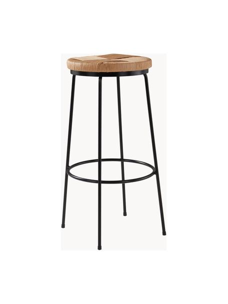 Tabouret de bar Marino, Bois de bouleau, noir, Ø 38 x haut. 76 cm