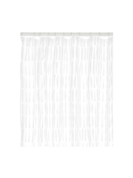 Douchegordijn Zora, Oeko-kunststof (PEVA), vrij van PVC
Waterdicht, Transparant, wit, B 180 x L 200 cm