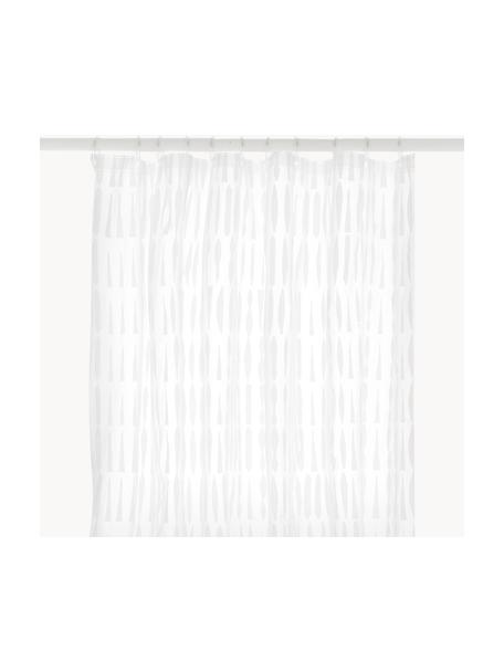 Cortina de baño Zora, Plástico ecológico (PEVA), libre de PVC
Impermeable, Blanco transparente, An 180 x L 200 cm