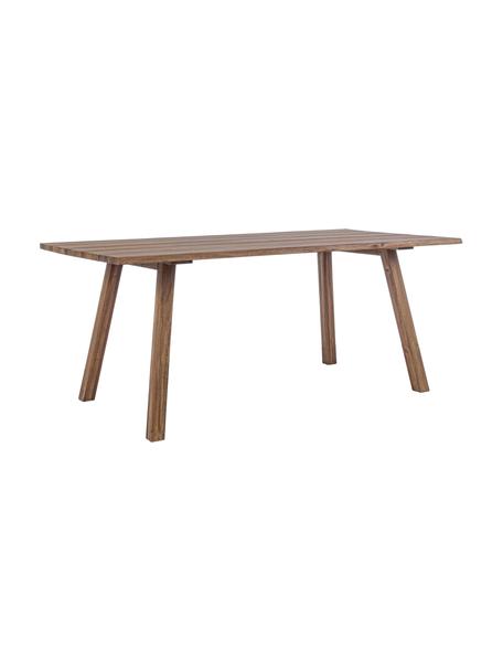 Mesa de comedor para exterior de madera de acacia Glasgow, 180 x 90 cm, Madera de acacia con certificado FSC, Madera de acacia, An 180 x F 90 cm