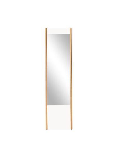 Espejo de pie de roble Elin, Estructura: madera de roble, Parte trasera: tablero de fibras de dens, Espejo: cristal, Madera de roble, An 45 x Al 170 cm