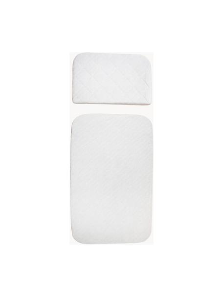 Matelas bébé Harmony, 2 élém., Blanc, larg. 70 x long. 113 cm