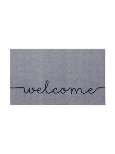 Zerbino Cozy Welcome, Grigio scuro, nero, Larg. 45 x Lung. 75 cm