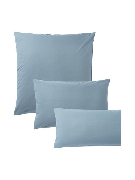 Funda de almohada de percal Elsie, Azul, negro, An 50 x L 70 cm