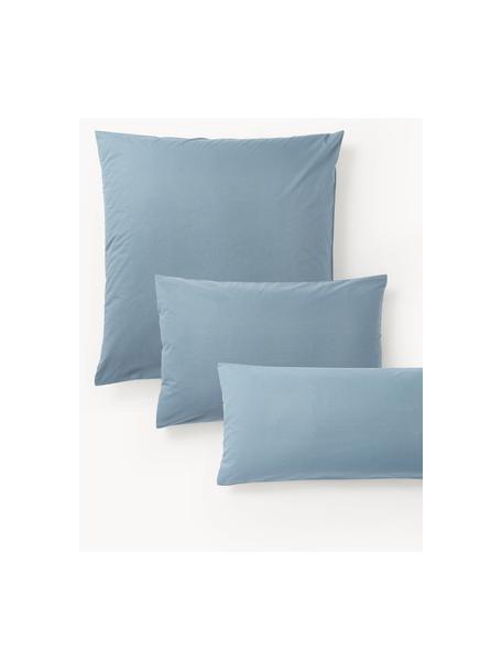 Funda de almohada de percal Elsie, Gris azulado, An 50 x L 70 cm