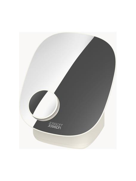 Kosmetické zrcadlo s poličkou Viva, Tlumeně bílá, Š 21 cm, V 23 cm