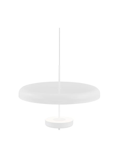 Hanglamp Mobiel in wit, Lampenkap: gepoedercoat metaal, Baldakijn: gepoedercoat metaal, Wit, Ø 45 x H 37 cm