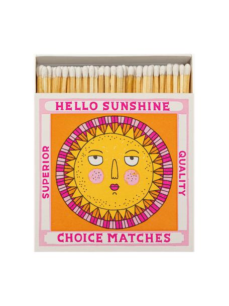 Design Streichholzschachtel Hello Sunshine, Box: Karton Dieses Produkt wir, Hello Sunshine, B 11 x H 11 cm