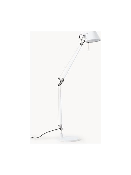 Veľká nastaviteľná stolová lampa Tolomeo, Biela, Š 78 x V 65 cm