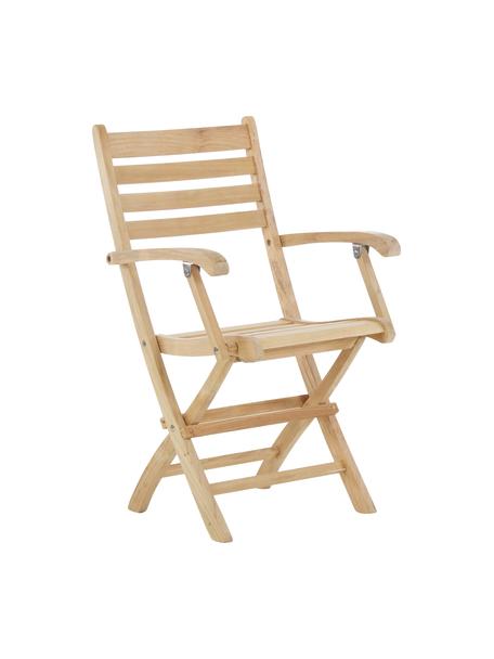 Chaise de jardin en bois York, Bois de teck, poli, Teck, larg. 51 x haut. 86 cm