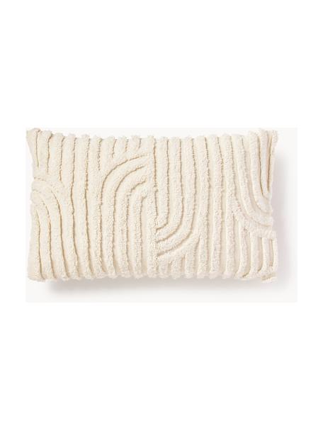 Bavlněný povlak na polštář Bell, 100 % bavlna, Krémově bílá, Š 30 cm, D 50 cm