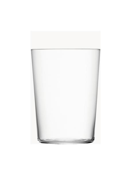 Vasos de cristal fino Gio, 6 uds., Vidrio, Transparente, Ø 9 x Al 12 cm, 560 ml
