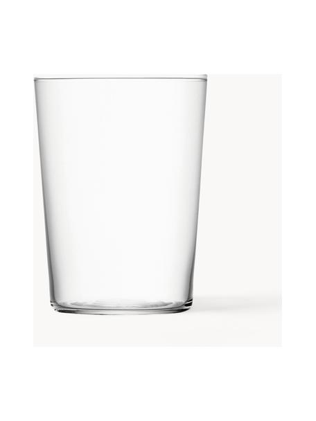 Vasos de cristal fino Gio, 6 uds., Vidrio, Transparente, Ø 9 x Al 12 cm, 560 ml