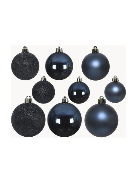 Bruchfestes Weihnachtskugel-Set Mona, 30er-Set, Blau, Set mit verschiedenen Größen