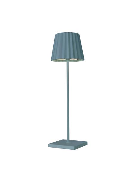 Mobilna lampa zewnętrzna LED z funkcją przyciemniania Trellia, Niebieski, czarny, Ø 12 x W 38 cm