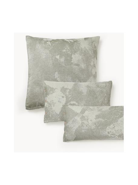 Federa in cotone Marcella, 100% cotone

Densità del filo 205 TC, qualità comfort
La biancheria da letto in cotone è piacevolmente morbida sulla pelle, assorbe bene l'umidità ed è adatta per chi soffre di allergie

Il materiale utilizzato in questo prodotto è testato per le sostanze nocive e certificato secondo lo STANDARD 100 by OEKO-TEX®, 6457CIT, CITEVE., Tonalità verdi, Larg. 50 x Lung. 80 cm