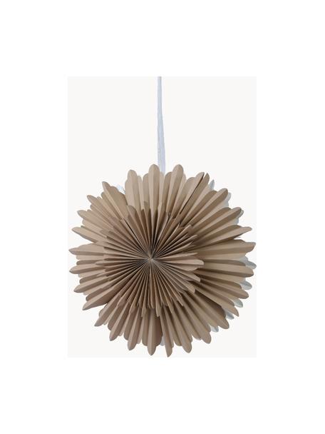 Svíticí hvězda Glow, Papír, Greige, Ø 50 cm