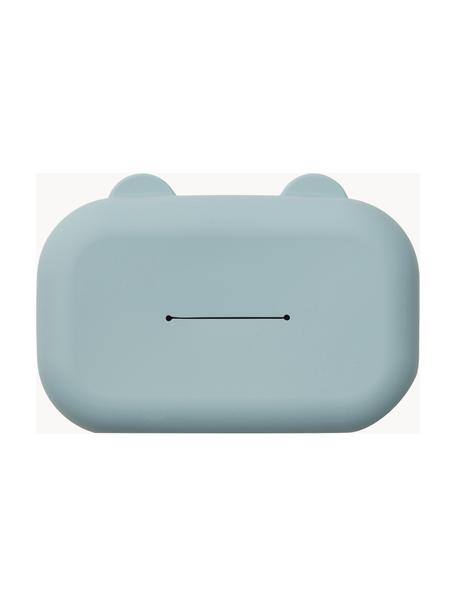Feuchttücher-Box Emi aus Silikon, Silikon, Hellblau, B 19 x T 12 cm