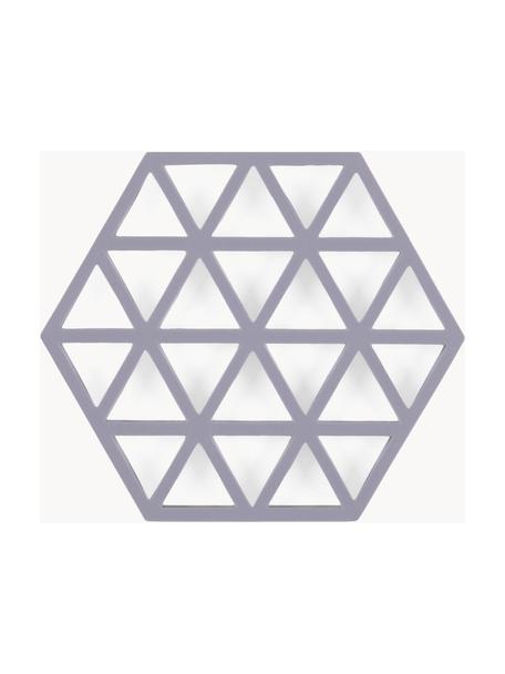 Sottopentola in silicone Triangles, Silicone, Lavanda, Larg. 14 x Lung. 16 cm, 1 pz