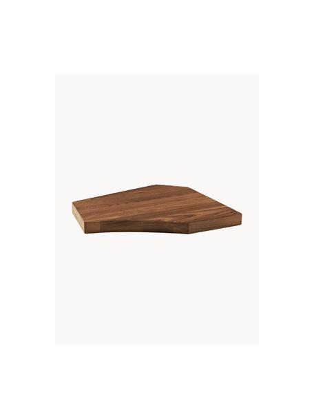 Deska do krojenia z drewna jesionowego Sculpture, Drewno jesionowe, Ciemne drewno naturalne, S 50 x G 40 cm