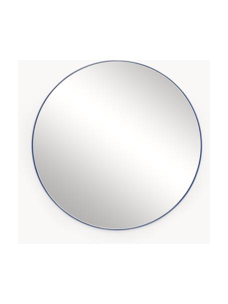 Runder Wandspiegel Ivy, Rahmen: Metall, pulverbeschichtet, Spiegelfläche: Spiegelglas, Rückseite: Mitteldichte Holzfaserpla, Blau, Ø 72 x T 3 cm