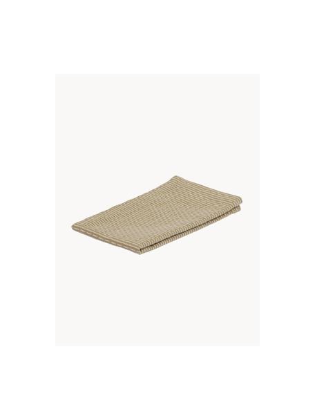 Paño de cocina de algodón ecológico Joseph, 100% algodón ecológico con certificado GOTS, Beige, blanco, An 30 x L 35 cm