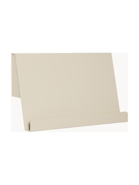 Portariviste da parete in metallo Slope, Acciaio rivestito, Beige chiaro, Larg. 55 x Prof. 18 cm