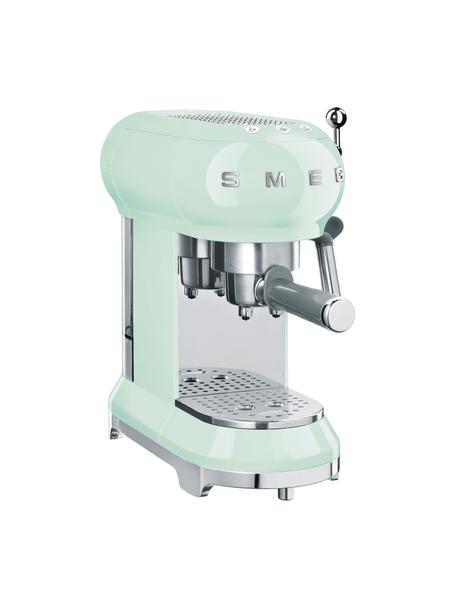 Espressomaschine 50's Style in Pastellgrün, Pastellgrün, glänzend, B 33 x H 33 cm