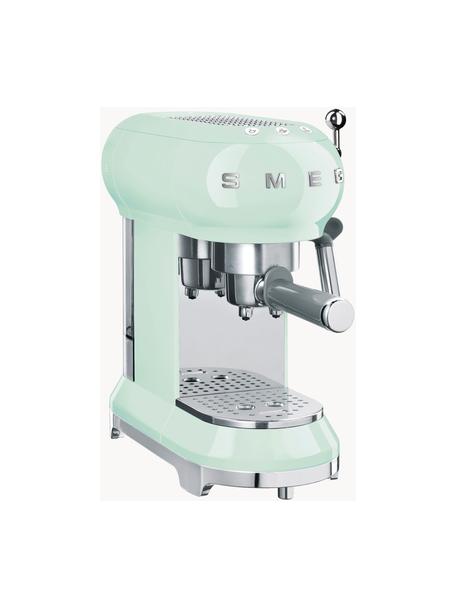 Espressomaschine 50's Style, Pastellgrün, glänzend, B 33 x H 33 cm
